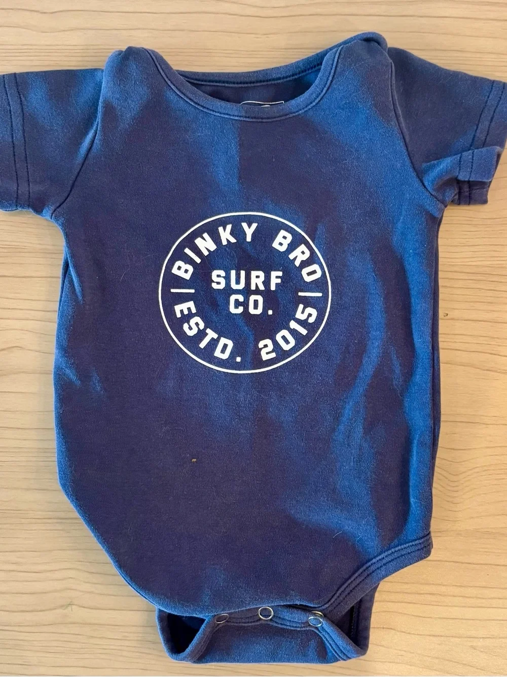 Binky Bro Surf Navy Baby One-Piece Bodysuit - 3-6M